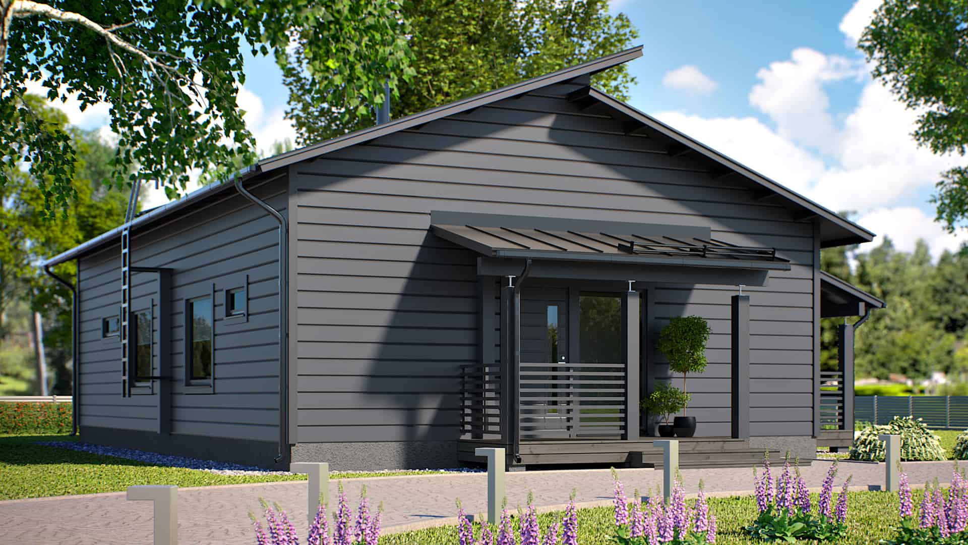 Дом из бруса 15×9 м Дом из бруса 15×9 м
